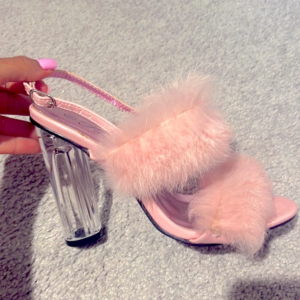Fury pink heels